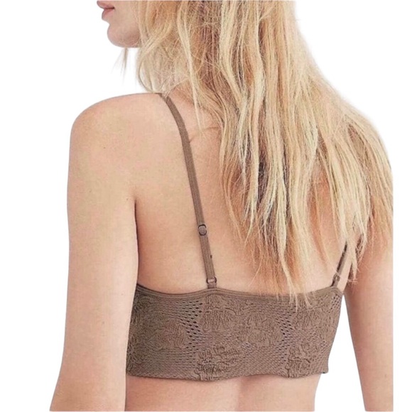 NWT Free People Candy Seamless Bra in Sand Sz Med/Lrg - Picture 3 of 16